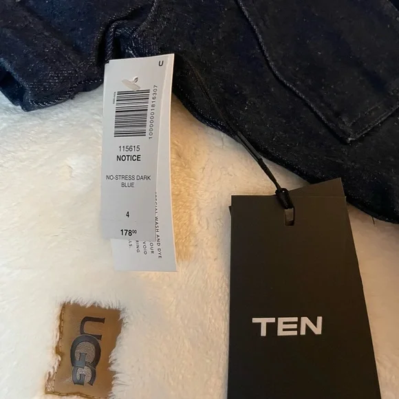 Aritzia TEN Denim Jumpsuit / Playsuit - BNWT - 4 - Dark Blue - Picture 11 of 11